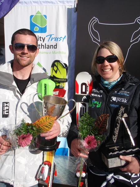 Angus and Sarah 2009 Slalom National Champions